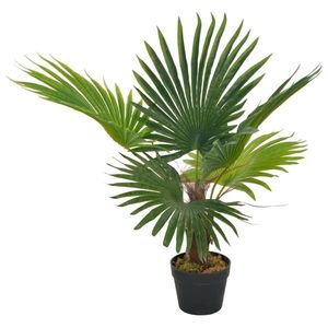 vidaXL Plantă artificială palmier cu ghiveci, verde, 70 cm imagine