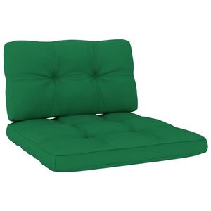 vidaXL Perne de paleți, 2 buc, verde, material textil imagine