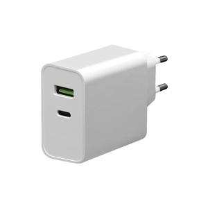 Adaptor de încărcare USB-C Power Delivery + USB-A 45W/230V alb imagine