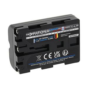 Baterie Sony NP-FM500H 2250mAh Li-Ion Platinum încărcare USB-C PATONA imagine
