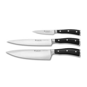 Set de cuțite de bucătărie CLASSIC IKON 3 buc. negru Wüsthof imagine