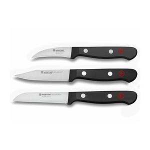 Set de cuțite de bucătărie pentru legume GOURMET 3 buc. negru Wüsthof imagine