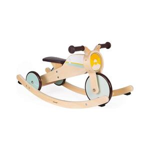 Tricicletă din lemn 2 în 1 pentru copii Janod imagine