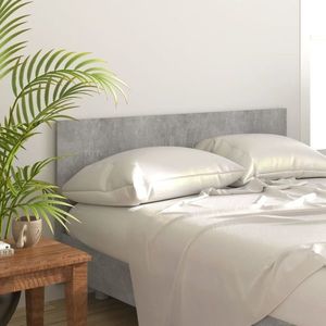 vidaXL Tăblie de pat, gri beton, 160x1, 5x80 cm, lemn prelucrat imagine