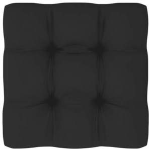 vidaXL Pernă pentru paleți, negru, 70x70x12 cm, material textil imagine