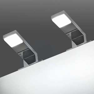 vidaXL Corpuri de iluminat pentru oglindă, 2 buc., 2 W, alb rece imagine
