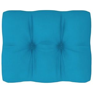 vidaXL Pernă de paleți, albastru, 50x40x12 cm, material textil imagine