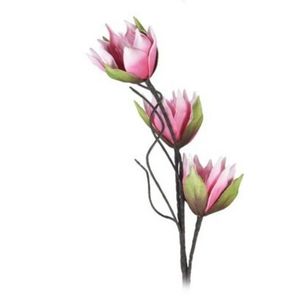 Floare artificiala Proteaceae, H98 cm, poliester, roz imagine