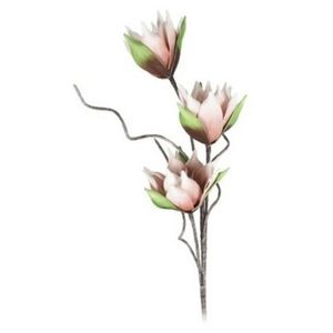 Floare artificiala Proteaceae, H98 cm, poliester, roz prafuit imagine