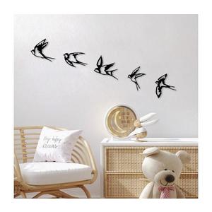 SET 5x decorațiune de perete păsări imagine