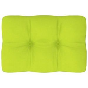 vidaXL Pernă de paleți, verde aprins, 60x40x12 cm, material textil imagine
