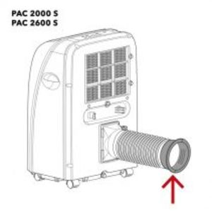 Racord rotund pentru furtun evacuare aer pentru PAC 2600 S sau PAC 2000S imagine