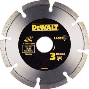 Disc diamantat pentru materiale dure & granit Dewalt DT3761 125 mm imagine