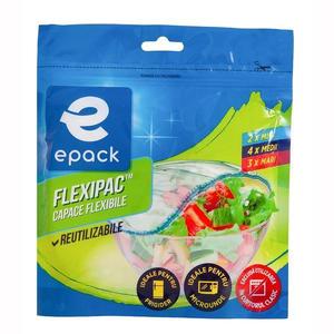 Capace flexibile reutilizabile Epack Flexipac, 9 buc. imagine