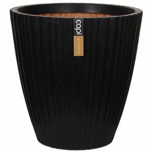Capi Vas de plante Urban Tube, negru, 55x52 cm, conic, KBLT802 imagine