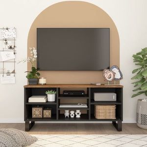 vidaXL Dulap TV, 100x33x46 cm, lemn masiv de mango și lemn prelucrat imagine
