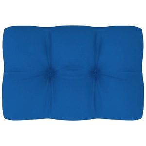 vidaXL Pernă de paleți, albastru regal, 60x40x12 cm, material textil imagine