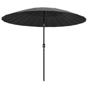 vidaXL Umbrelă de soare de exterior, stâlp aluminiu, antracit, 270 cm imagine