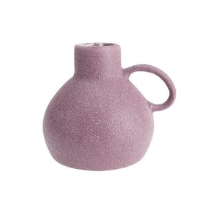 Vaza Archaic din ceramica burgundy 14x14 cm imagine