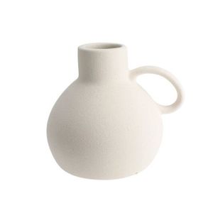 Vaza Archaic din ceramica alb 16x13.5 cm imagine
