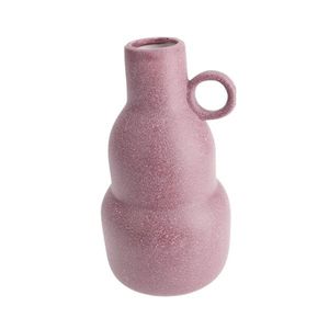 Vaza Tall Archaic din ceramica burgundy 11x20 cm imagine