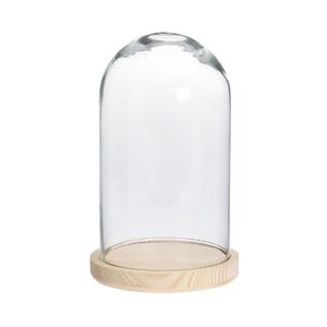 Cupola din sticla cu suport 14x28 cm imagine