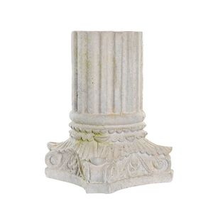 Vaza Decorativa Pillar crem 25x35 cm imagine