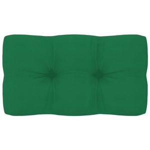 vidaXL Pernă de paleți, verde, 70x40x12 cm, material textil imagine