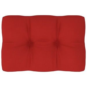 vidaXL Pernă de paleți, roșu, 60x40x12 cm, material textil imagine