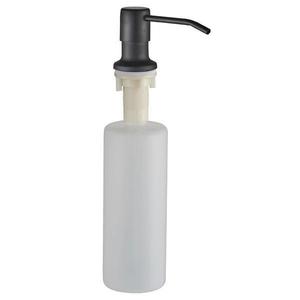 Dozator incorporabil pentru sapun lichid sau detergent vase, finisaj negru, 500 ml imagine