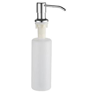 Dozator incorporabil pentru sapun lichid sau detergent vase, finisaj crom lucios, 500 ml imagine