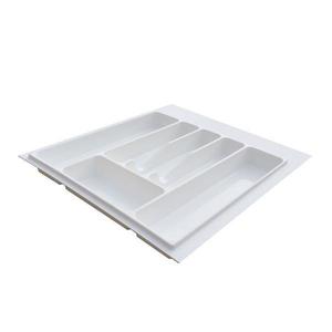 Suport organizare tacamuri, alb, pentru latime exterioara corp 600 mm, montabil in sertar de bucatarie imagine