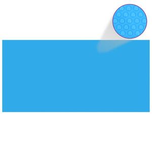 Folie dreptunghiulară pentru piscină din PE, 450 x 220, albastru imagine