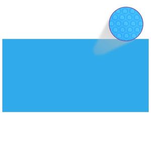 Folie dreptunghiulară pentru piscină din PE, 549 x 274 cm, albastru imagine