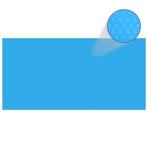 Folie dreptunghiulară pentru piscină din PE, 732 x 366 cm, albastru imagine