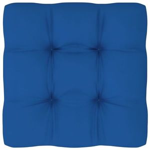 vidaXL Pernă pentru paleți, albastru regal, 70x70x12 cm, textil imagine