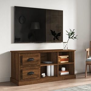 vidaXL Comodă TV, stejar maro, 102x35, 5x47, 5 cm, lemn prelucrat imagine
