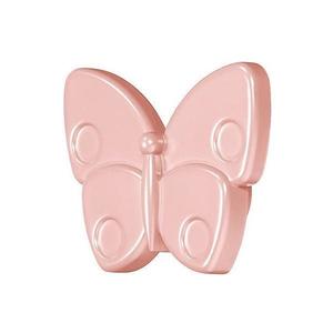 Buton fluture roz pentru mobilier copii - Maxdeco imagine