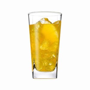 Set 6 pahare long drink Carre-Baltic, Pasabahce, 6.9 x 6.9 x 13.2 cm, sticla, transparent imagine