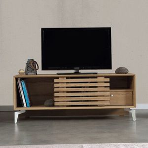 Comoda TV, Comforty, Lulu 100Lk, 100x50x41 cm, Stejar imagine