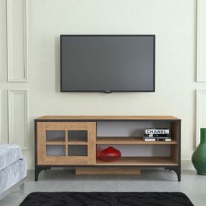Comoda TV, Comforty, Revival 125Lk, 125x54x42 cm, Stejar imagine