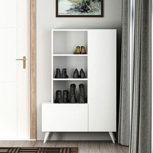 Pantofar, Coraline, Agostina Shoes, 80x121x31.5 cm, Alb imagine