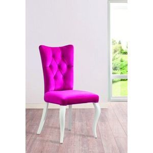 Scaun, Çilek, Rosa Chair, 55x84x56 cm, Multicolor imagine