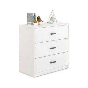 Dulap, Çilek, White Dresser, 75.5x75.1x41.5 cm, Multicolor imagine