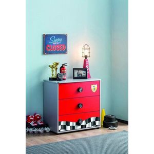 Dulap, Çilek, Race Cup Dresser, 76x74x42 cm, Multicolor imagine