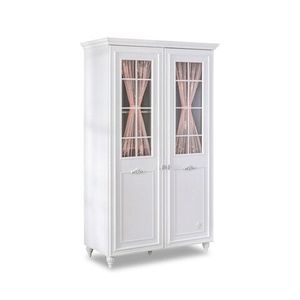 Dulap pentru haine, Çilek, Romantica 2 Doors Wardrobe With Window, 115x200x56 cm, Multicolor imagine