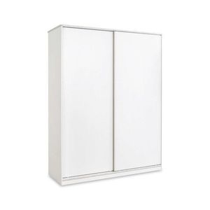 Dulap pentru haine, Çilek, White Sliding Wardrobe, 164.5x206.5x59 cm, Multicolor imagine