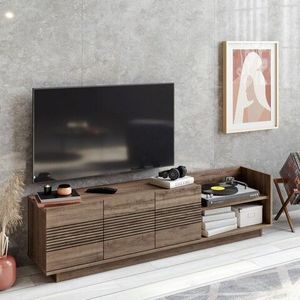 Comoda TV, Decorotika, Viano, 167.6x43.1x35.3 cm, Maro imagine