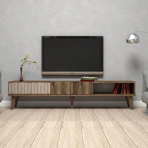 Comoda TV, Hommy Craft, Milan, 180x40x35 cm, Maro imagine