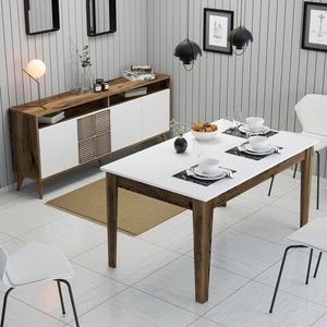 Set mobilier living, Hommy Craft, Milan 522, Nuc/Alb imagine